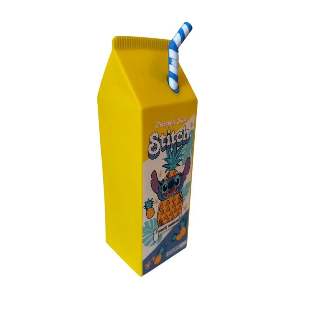 Disney Stitch Printed Silicone Carton Pencil Pouch, School‎ Supplies